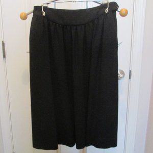 Liz Claiborne Black Wool Skirt